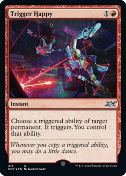 Trigger Happy (Galaxy Foil), Unfinity 411