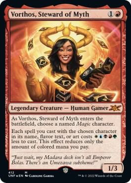 Vorthos, Steward of Myth (Galaxy Foil), Unfinity 412