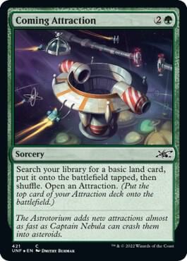 Coming Attraction (Galaxy Foil), Unfinity 421