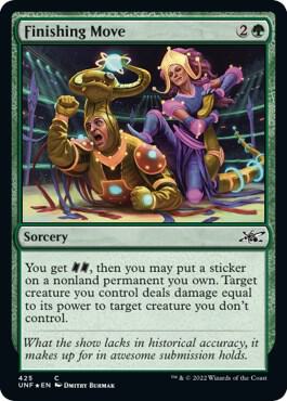 Finishing Move (Galaxy Foil), Unfinity 425