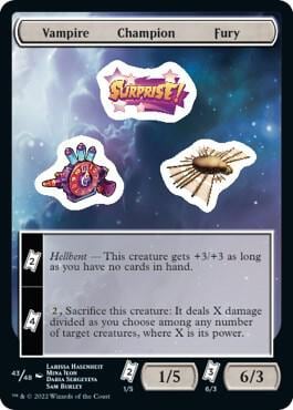 Vampire Champion Fury, Unfinity 43