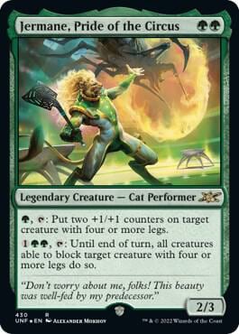 Jermane, Pride of the Circus (Galaxy Foil), Unfinity 430