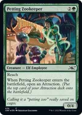 Petting Zookeeper (Galaxy Foil), Unfinity 436