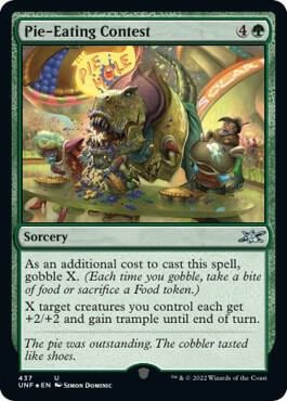 Pie-Eating Contest (Galaxy Foil), Unfinity 437