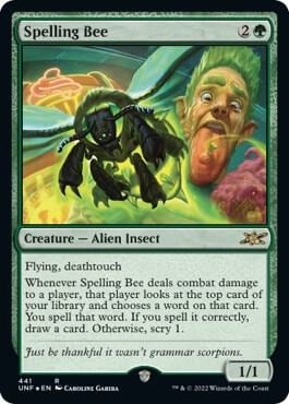 Spelling Bee (Galaxy Foil), Unfinity 441