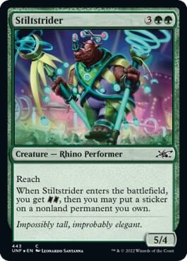 Stiltstrider (Galaxy Foil), Unfinity 443