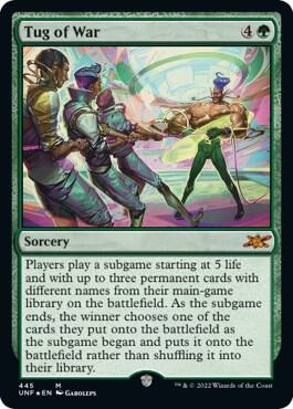Tug of War (Galaxy Foil), Unfinity 445