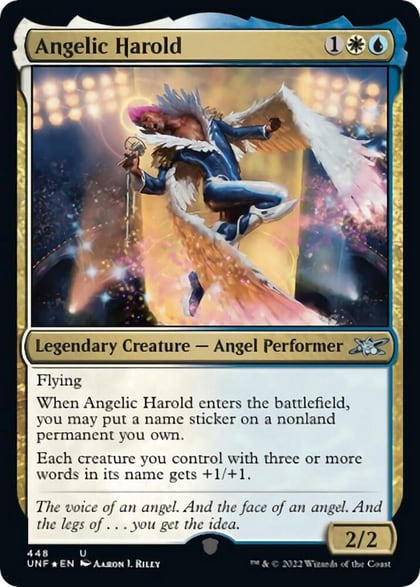 Angelic Harold (Galaxy Foil), Unfinity 448
