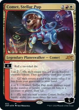 Comet, Stellar Pup (Galaxy Foil), Unfinity 452