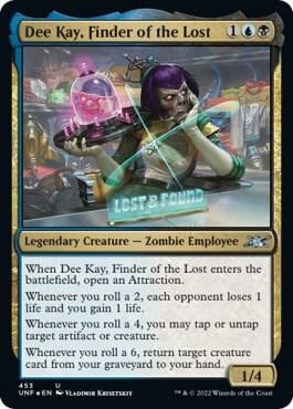 Dee Kay, Finder of the Lost (Galaxy Foil), Unfinity 453