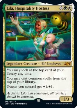 Lila, Hospitality Hostess (Galaxy Foil), Unfinity 456