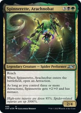Spinnerette, Arachnobat (Galaxy Foil), Unfinity 466
