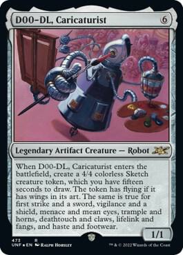 D00-DL, Caricaturist (Galaxy Foil), Unfinity 473