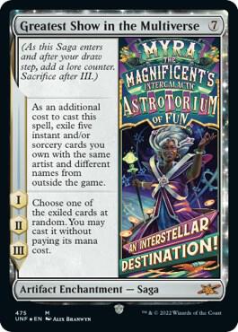 Greatest Show in the Multiverse (Galaxy Foil), Unfinity 475