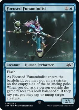 Focused Funambulist, Unfinity 47