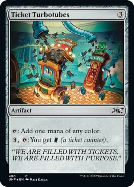 Ticket Turbotubes (Galaxy Foil), Unfinity 480