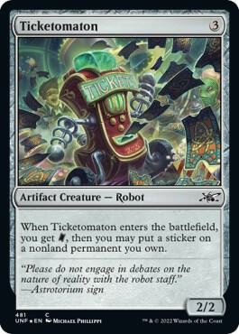Ticketomaton (Galaxy Foil), Unfinity 481