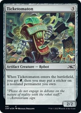 Ticketomaton (Galaxy Foil), Unfinity 481