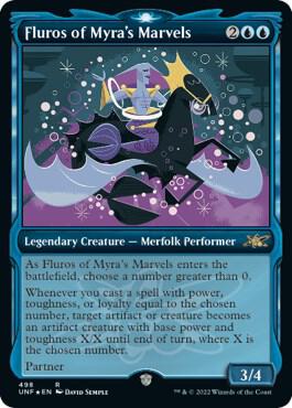 Fluros of Myra's Marvels (Showcase) (Galaxy Foil), Unfinity 498