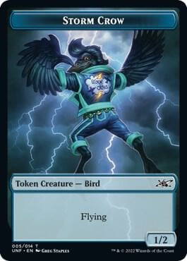 Storm Crow Token, Unfinity 5