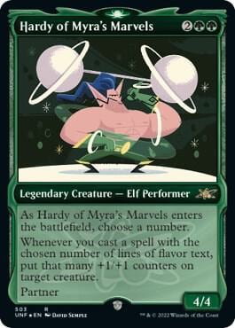 Hardy of Myra's Marvels (Showcase) (Galaxy Foil), Unfinity 503