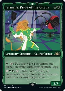 Jermane, Pride of the Circus (Showcase) (Galaxy Foil), Unfinity 504