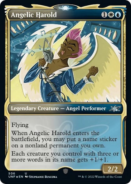 Angelic Harold (Showcase) (Galaxy Foil), Unfinity 506