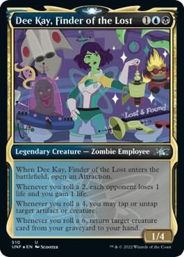 Dee Kay, Finder of the Lost (Showcase) (Galaxy Foil), Unfinity 510