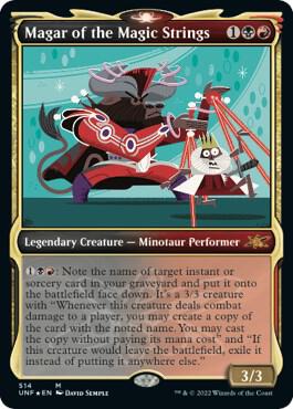 Magar of the Magic Strings (Showcase) (Galaxy Foil), Unfinity 514