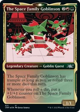 The Space Family Goblinson (Showcase) (Galaxy Foil), Unfinity 521