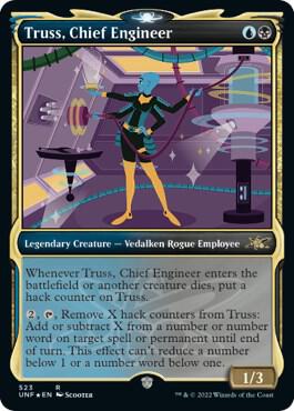 Truss, Chief Engineer (Showcase) (Galaxy Foil), Unfinity 523