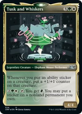 Tusk and Whiskers (Showcase) (Galaxy Foil), Unfinity 524