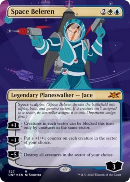Space Beleren (Borderless) (Galaxy Foil), Unfinity 527