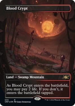 Blood Crypt (Borderless) (Galaxy Foil), Unfinity 530