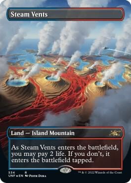 Steam Vents (Borderless) (Galaxy Foil), Unfinity 534