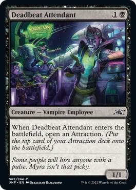 Deadbeat Attendant, Unfinity 69