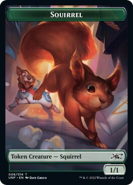 Squirrel // Storm Crow Double-sided Token, Unfinity #449901