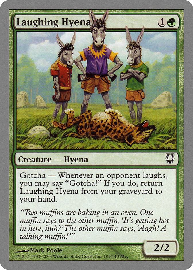 Laughing Hyena, Unhinged 103