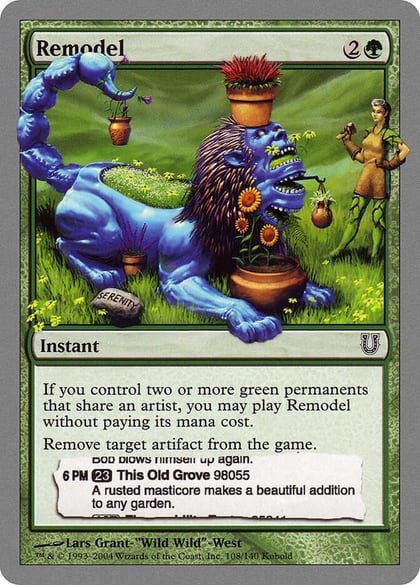 Remodel, Unhinged 108