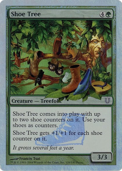 Shoe Tree (Alternate Foil), Unhinged 109