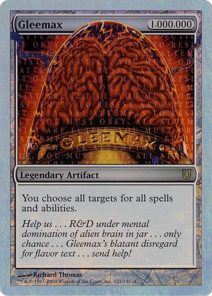 Gleemax (Alternate Foil), Unhinged 121