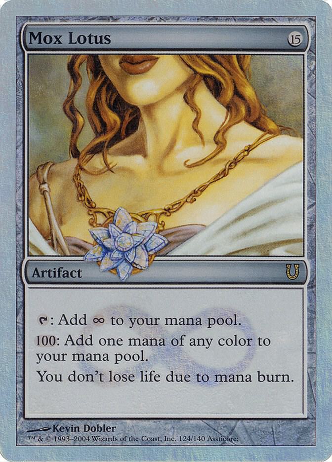 Mox Lotus (Alternate Foil), Unhinged 124