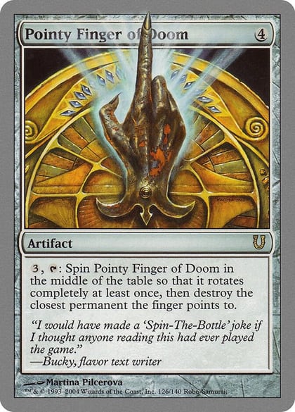 Pointy Finger of Doom, Unhinged 126