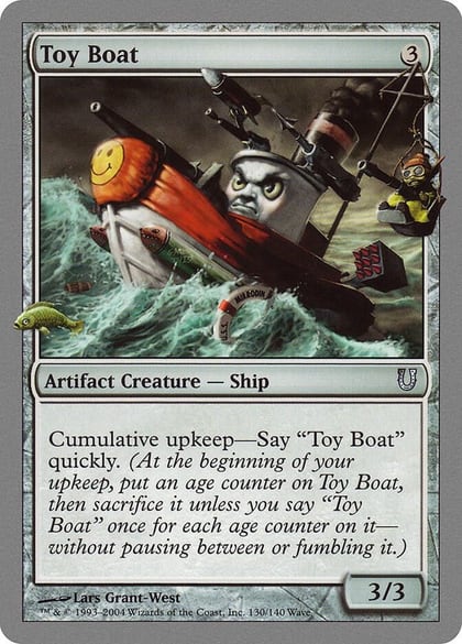 Toy Boat, Unhinged 130