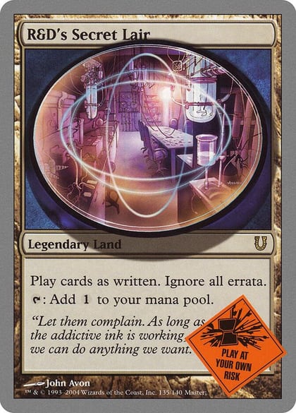 R&D's Secret Lair, Unhinged 135