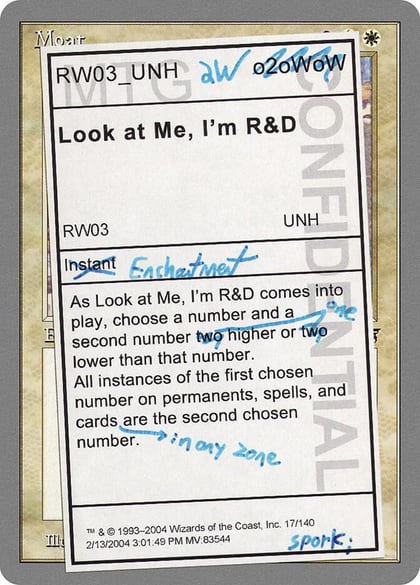 Look at Me, I'm R&D, Unhinged 17
