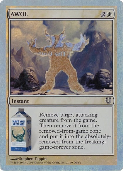 AWOL (Alternate Foil), Unhinged 2