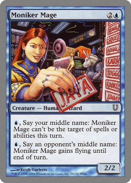 Moniker Mage, Unhinged 39