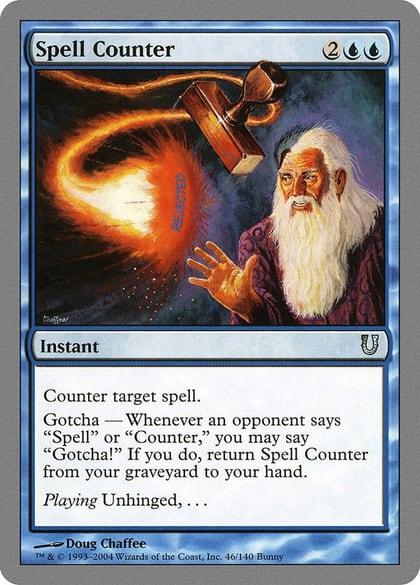 Spell Counter, Unhinged 46
