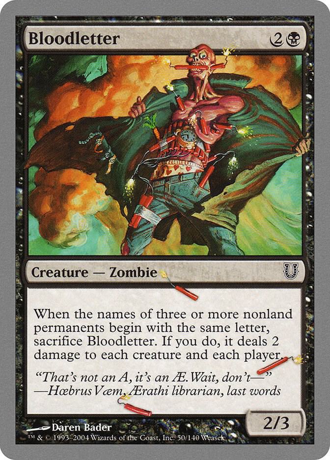 Bloodletter, Unhinged 50